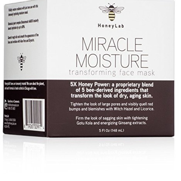 HONEYLAB | Miracle Moisture Honey Facial Mask | 5fl oz - Picture 2 of 2